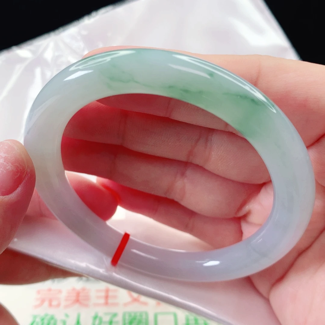 未镶嵌手镯翡翠圆条56