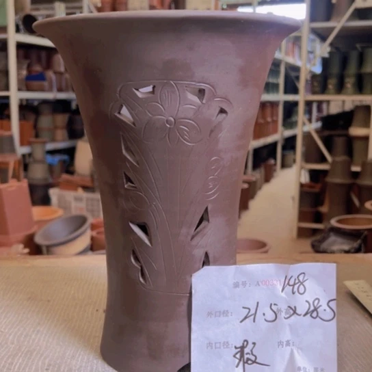 紫砂花盆紫紫砂盆