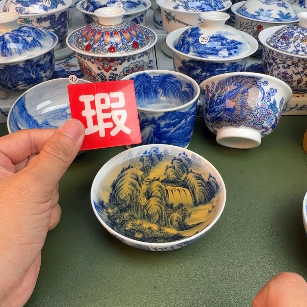 纯手工纯手绘茶具53变形