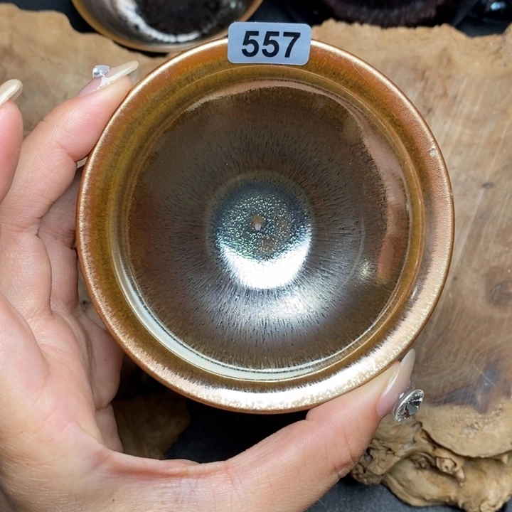 茶盏建窑建盏主人杯557微瑕