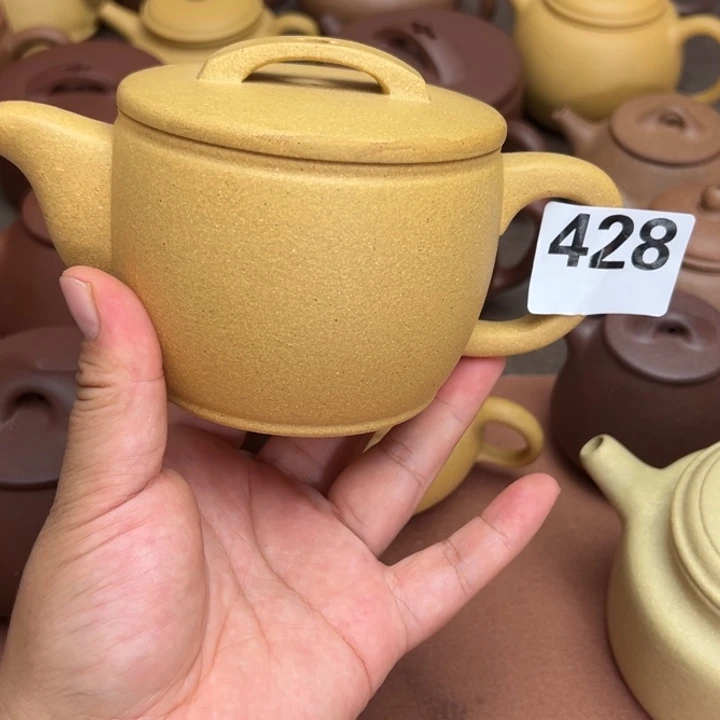 茶壶紫砂黄金段半手工350cc左右封釉