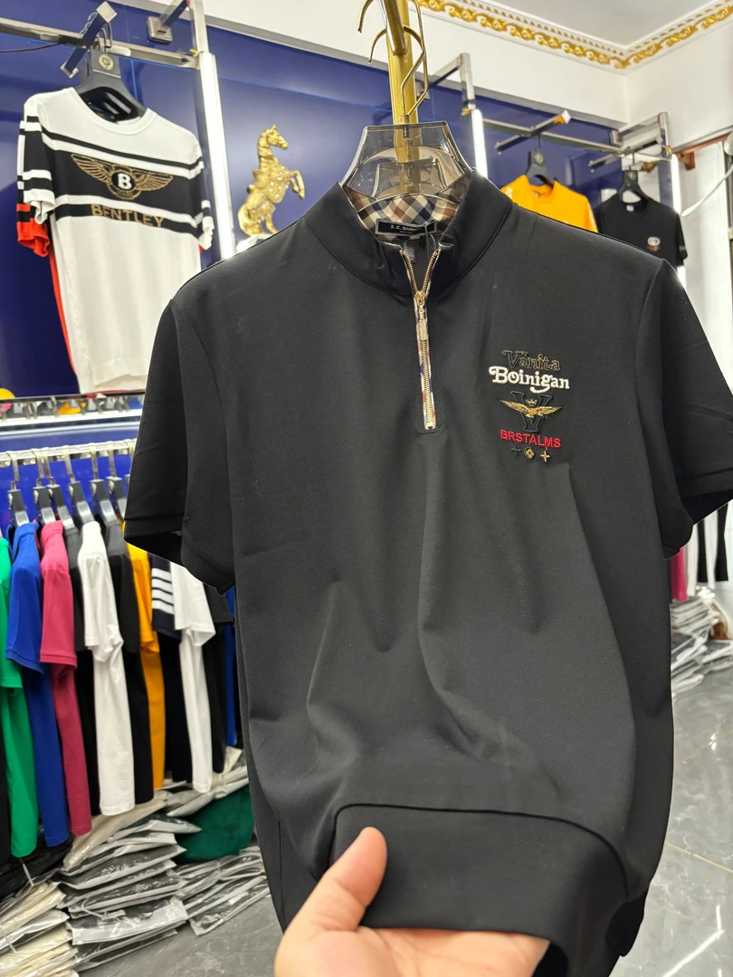 25年上新夏季高品质丝光珠地棉衫T恤8828