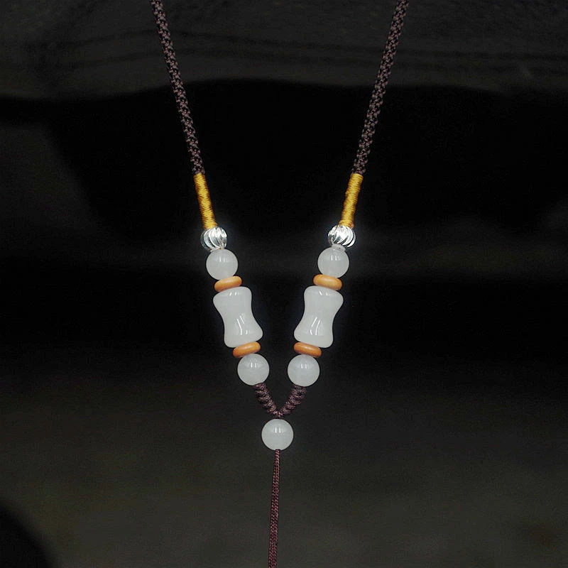 编织玉坠挂绳吊坠绳平安扣无事牌佛公玉佩绳项链绳百搭可调节吊绳