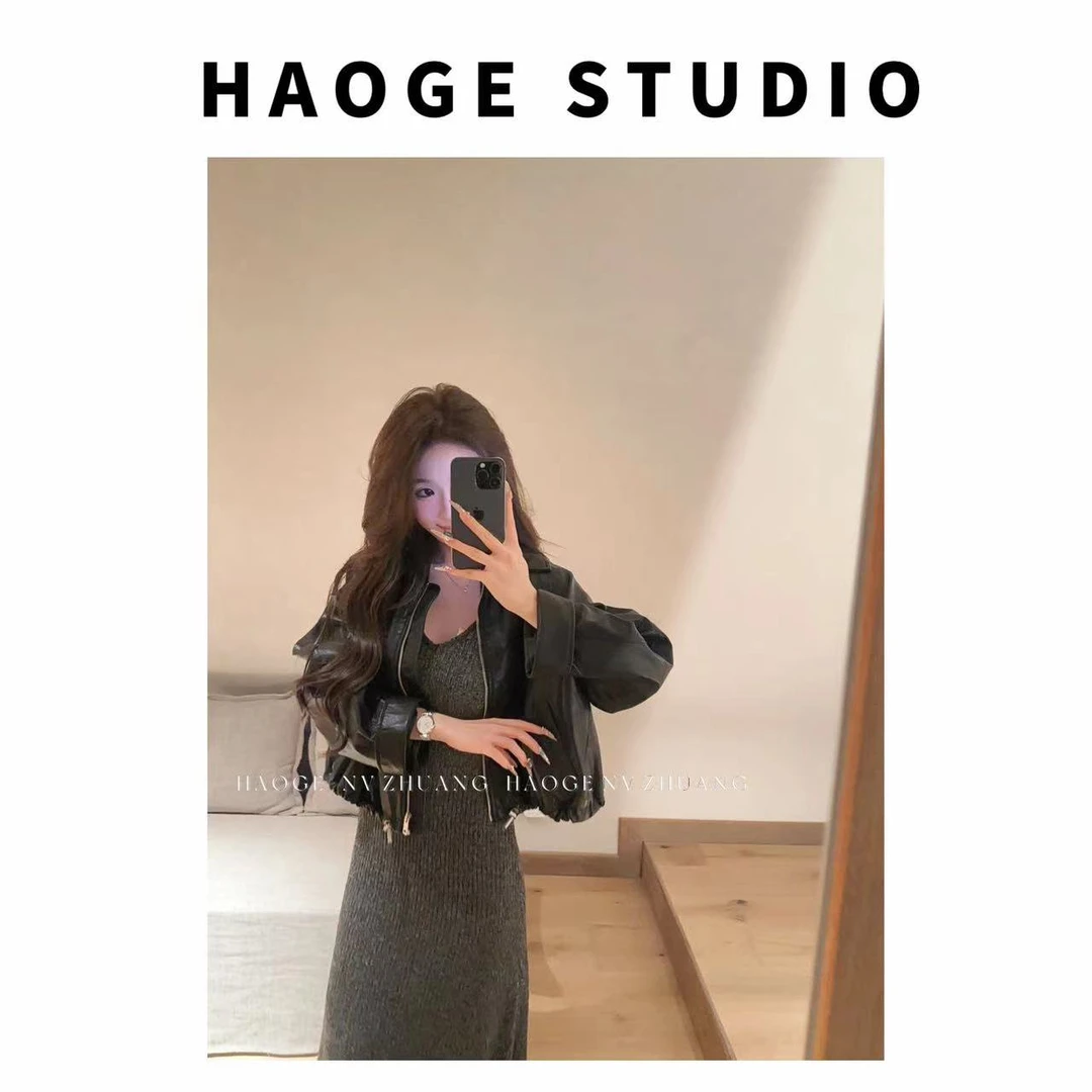 巴黎冲锋HGX5WT2611A皮衣外套预