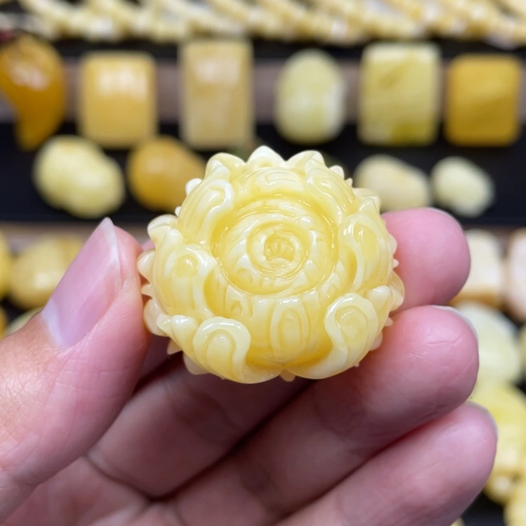 琥珀未镶嵌裸石琥珀蜜蜡