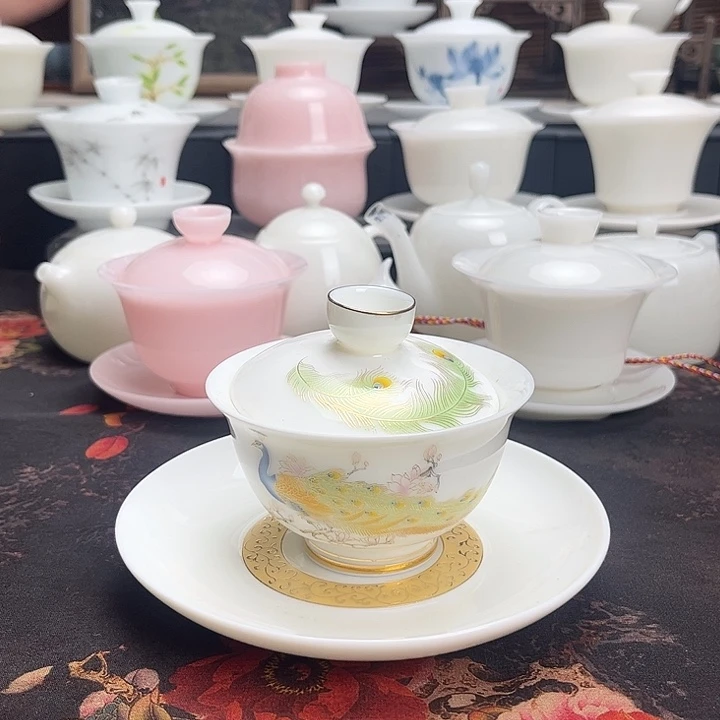 茶具盖碗茶壶茶杯