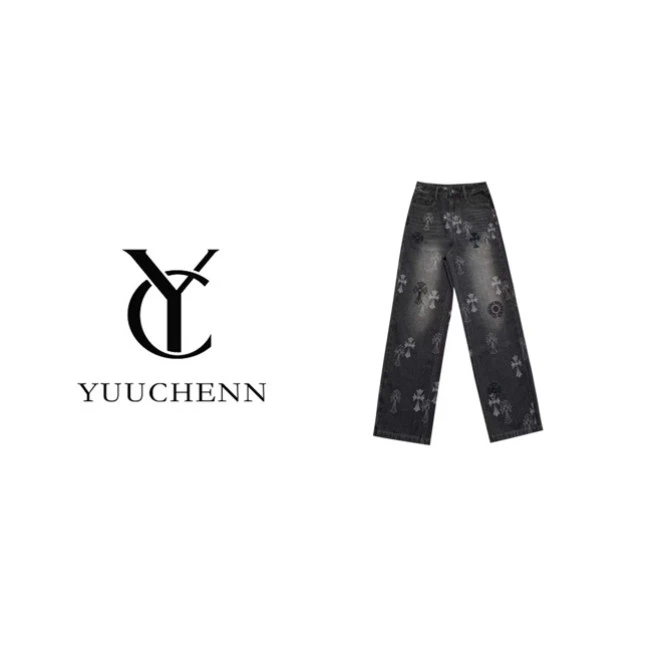 【YUUCHENN】-潮流时尚百搭牛仔裤-NC1019