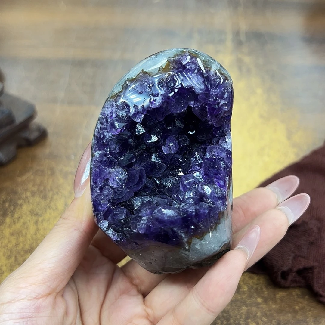 紫晶摆件未镶嵌晶体