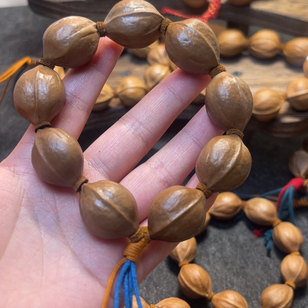 这***白橄榄核手串/手链20.26梅林铁核