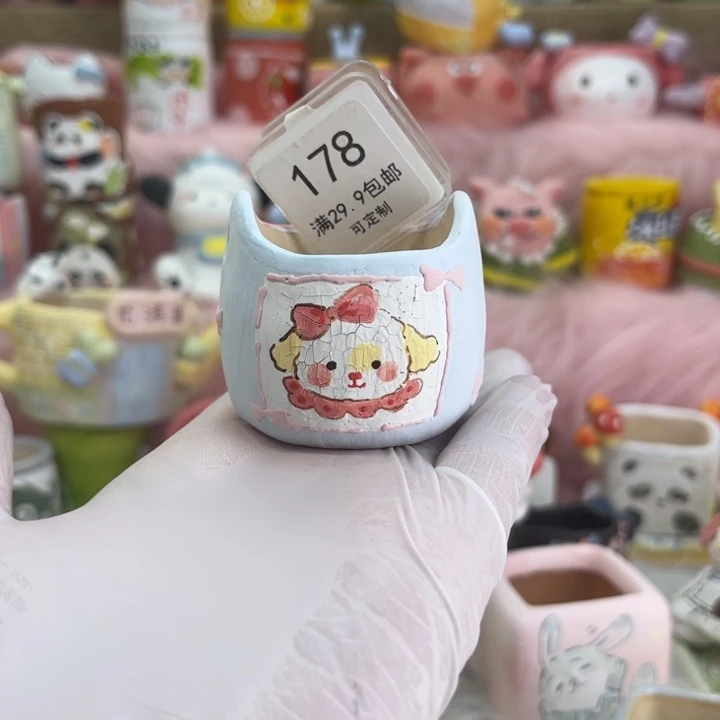 178狗狗篮子手工盆