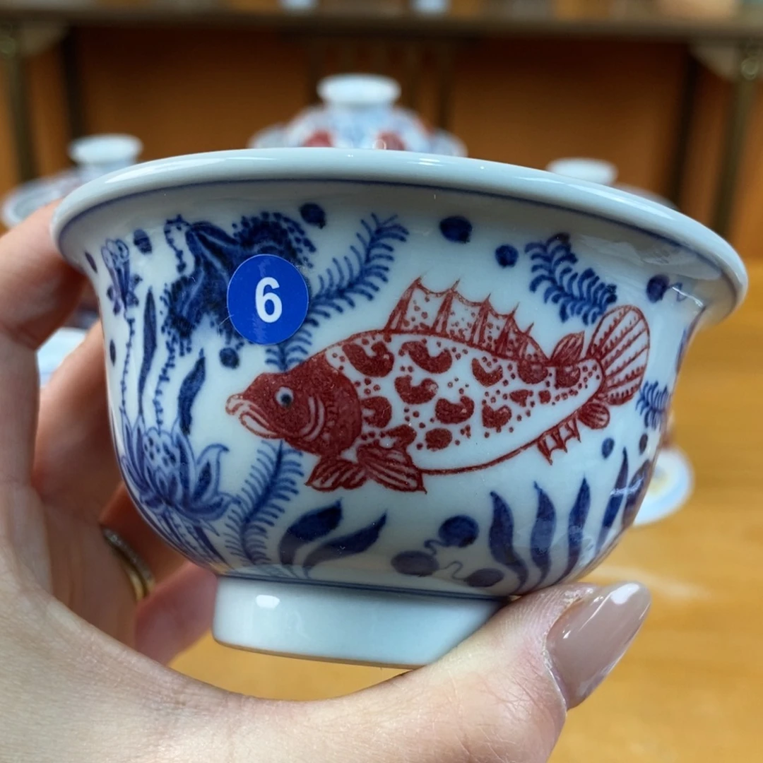 手绘现代茶具非古董