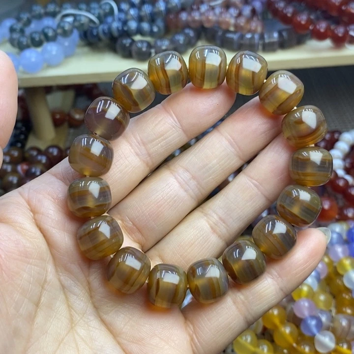 玛瑙/玉髓未镶嵌手链