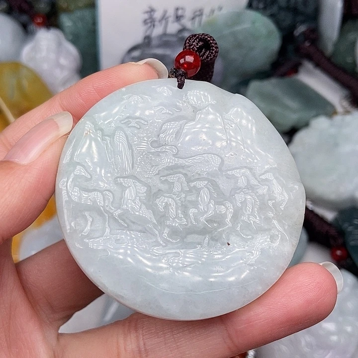 颈饰未镶嵌翡翠翡翠