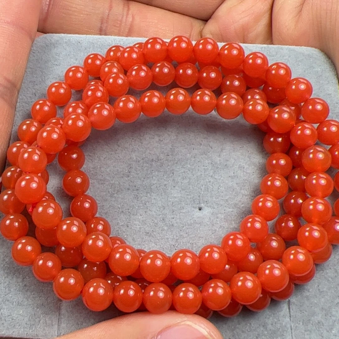 未镶嵌手串南红玛瑙