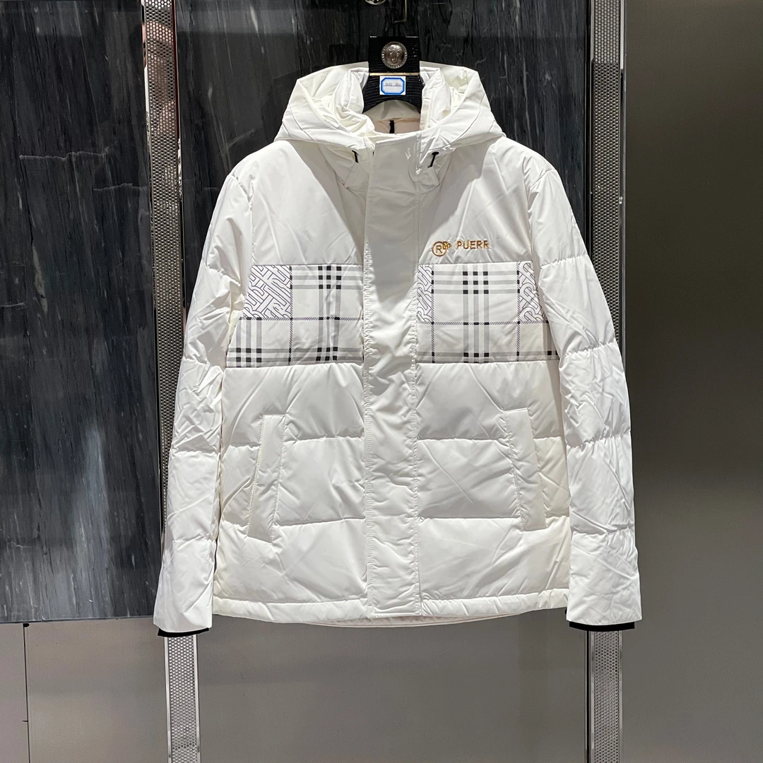 【男狼甄选】冬季新款男士白鸭绒时尚休闲洋气连帽款 羽绒服