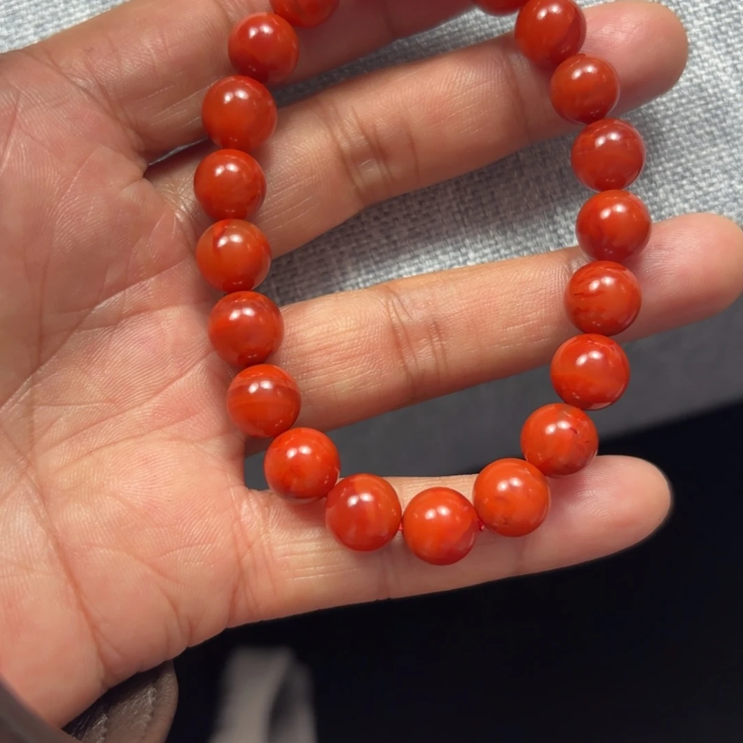 南红玛瑙颈饰合金