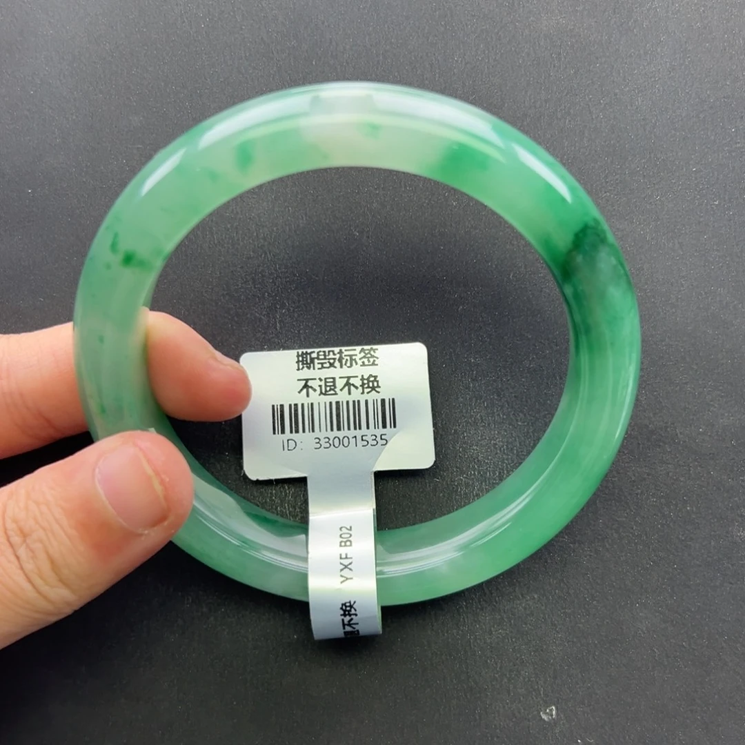 石英质玉未镶嵌手镯+小涵61.5