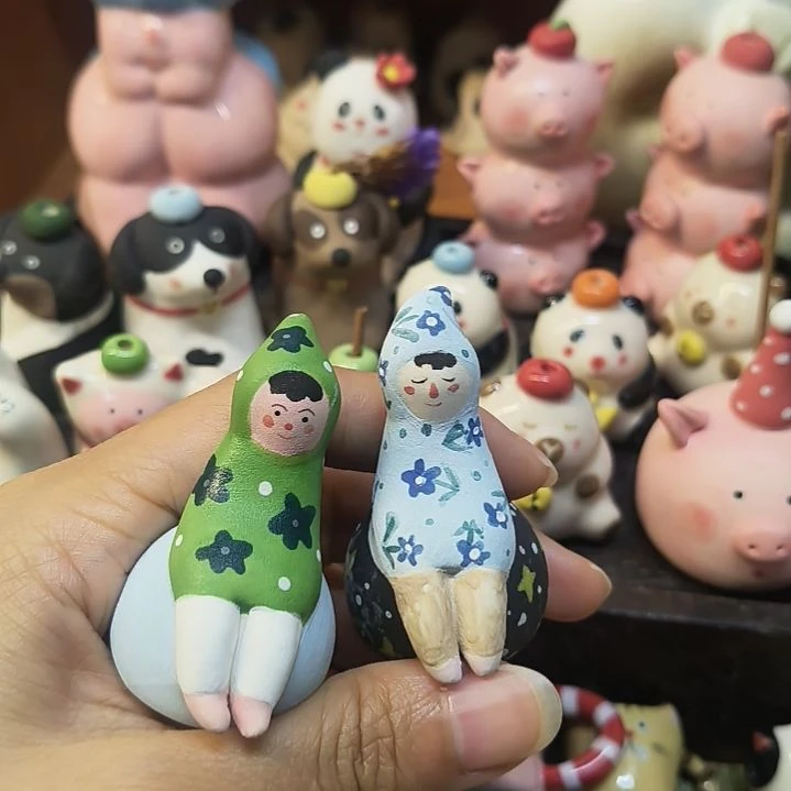 摆件高温陶瓷插花插香摆件一个