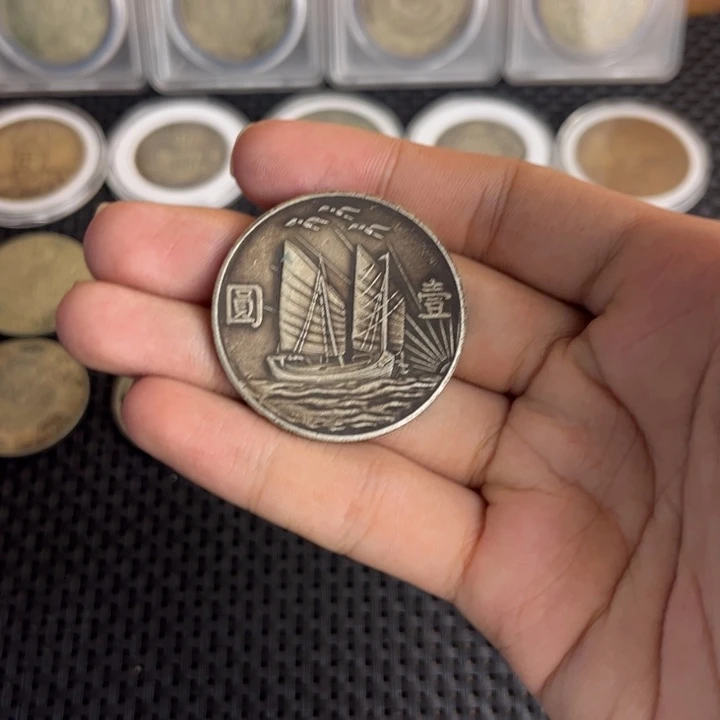 金属大头龙洋船洋工艺品