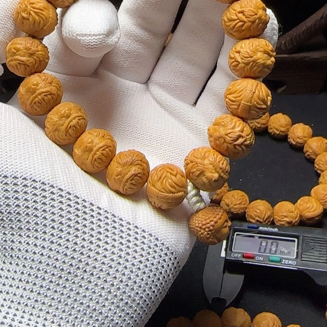 浮***梦猴头核桃吊坠猴头