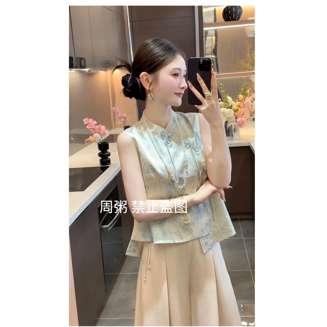 【千寻严选】夏季时尚气质百搭洋气减龄新中式中国风上衣JJX5SY3263