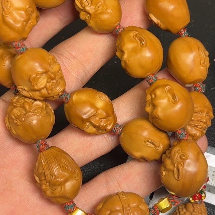 手串/手链橄榄核橄榄核雕十八罗汉