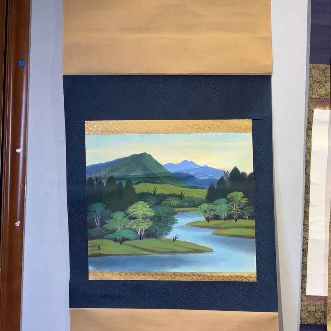 书法用****8卷轴绢本绫裱31