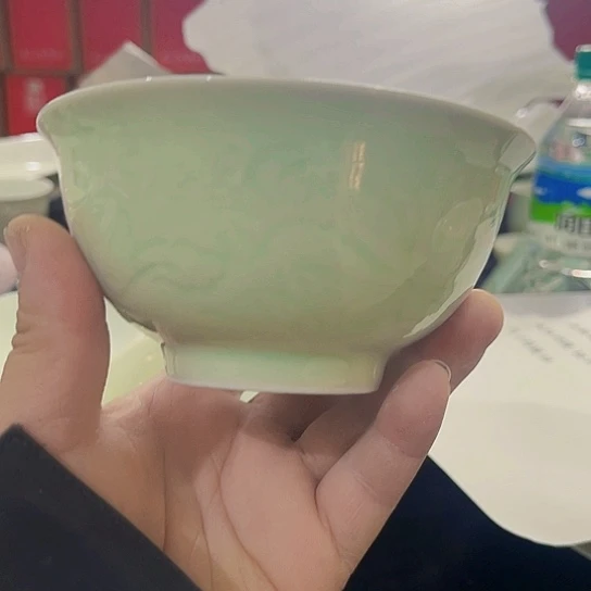 语***言陶摆件景德镇瓷器精品碗补8个碗