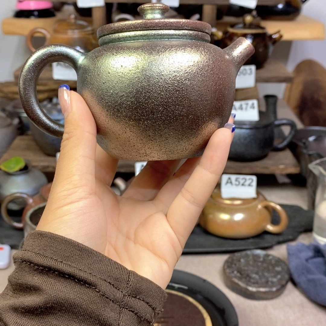 别***红建水紫陶柴烧茶壶