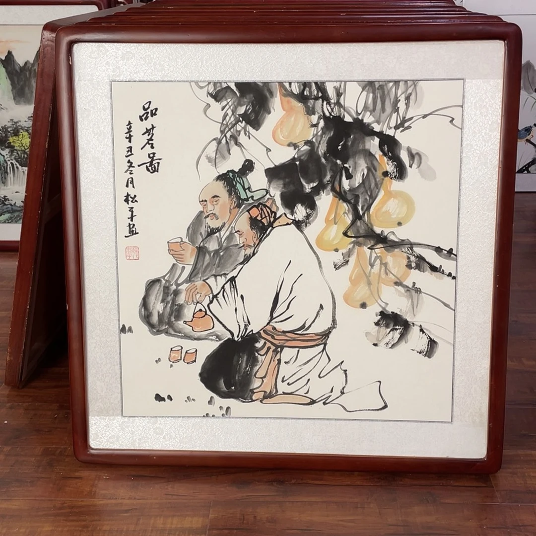 国画带框尺寸63*63厘米