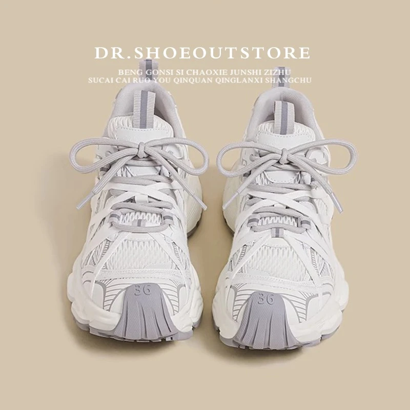 DR意大利小众品牌Venivolo跟高5cm~厚底老爹鞋女透气爆款百搭运动