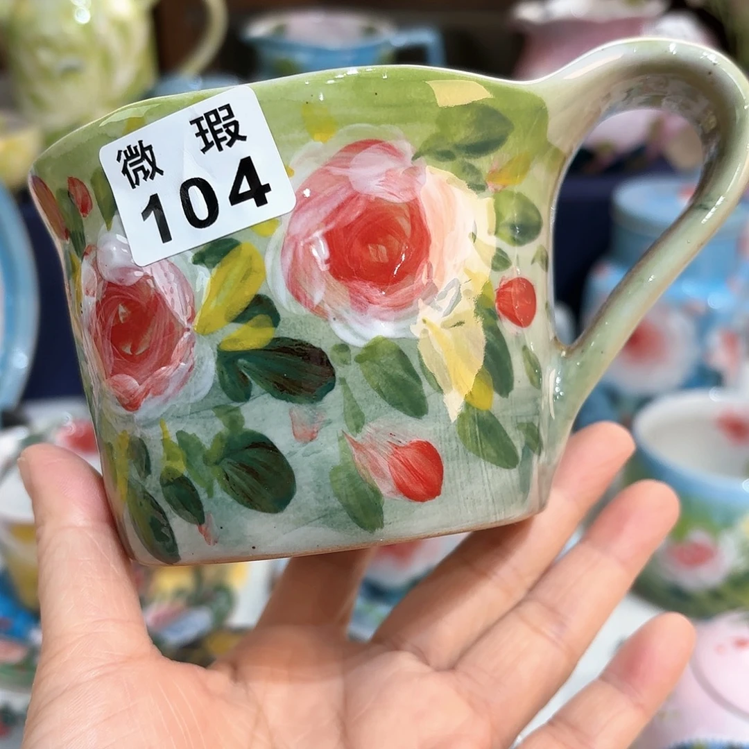 景德镇手绘高温釉下彩陶瓷茶具