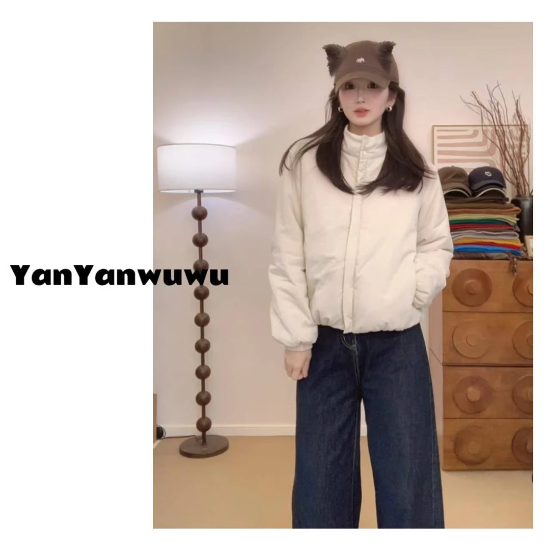 2025保暖立领棉服百搭常规款ins韩版短款冬季棉衣小香风