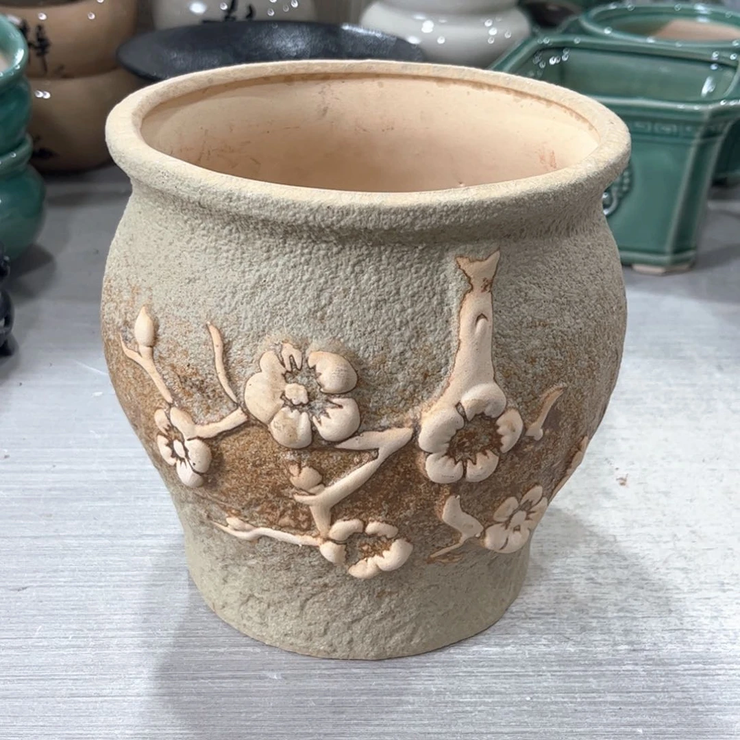 口径   14*15陶瓷绿植多肉微瑕花盆