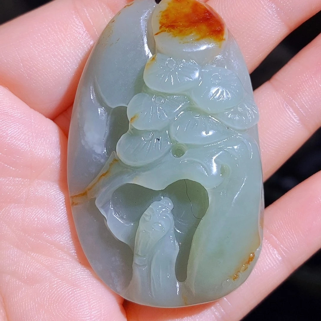 和田玉颈饰未镶嵌