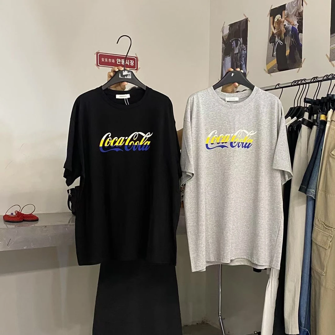 【ARONG阿荣家】短袖上衣09117-黑色灰色-F