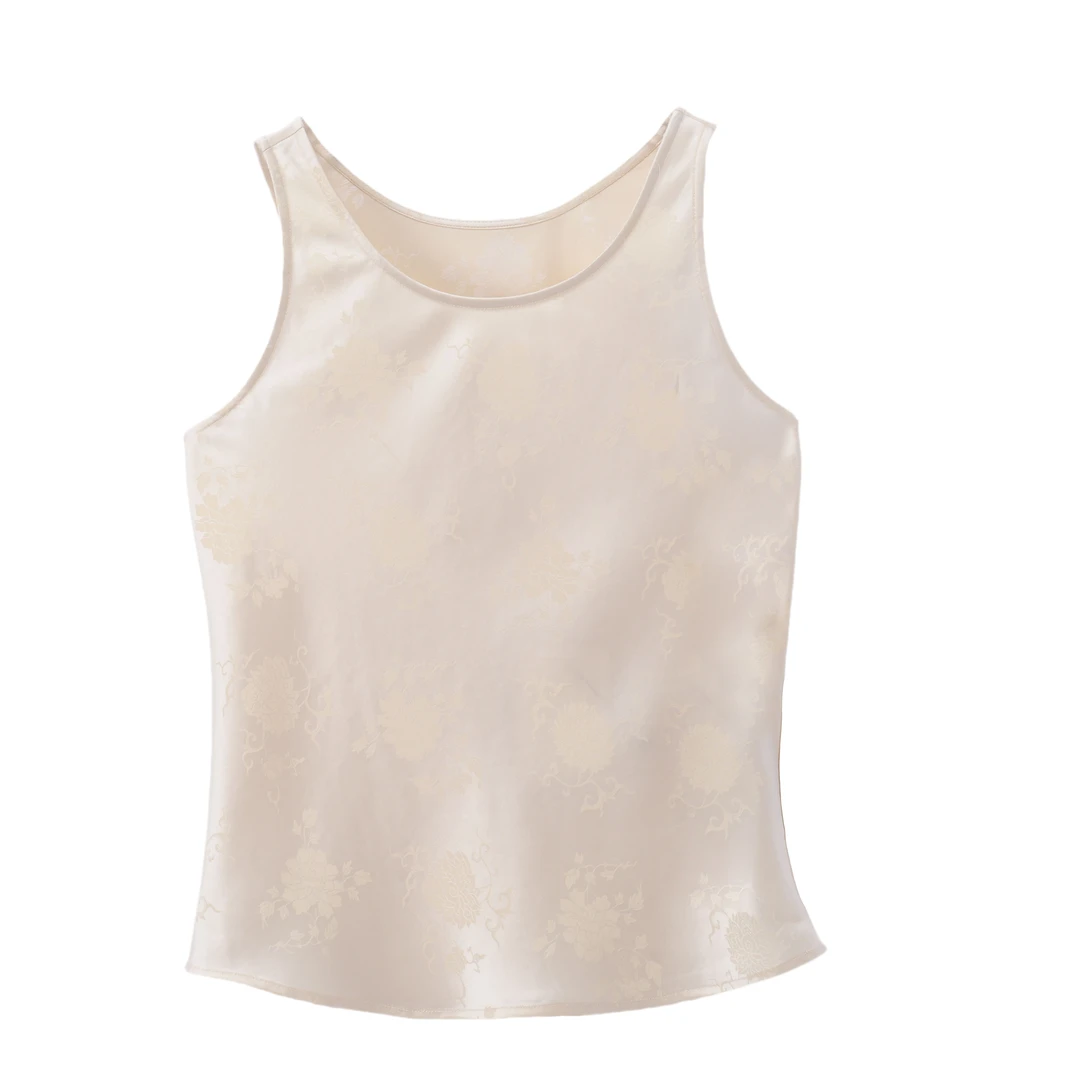 玖悦-YZ256629新中式醋酸中国风复古时尚气质吊带背心上衣女装