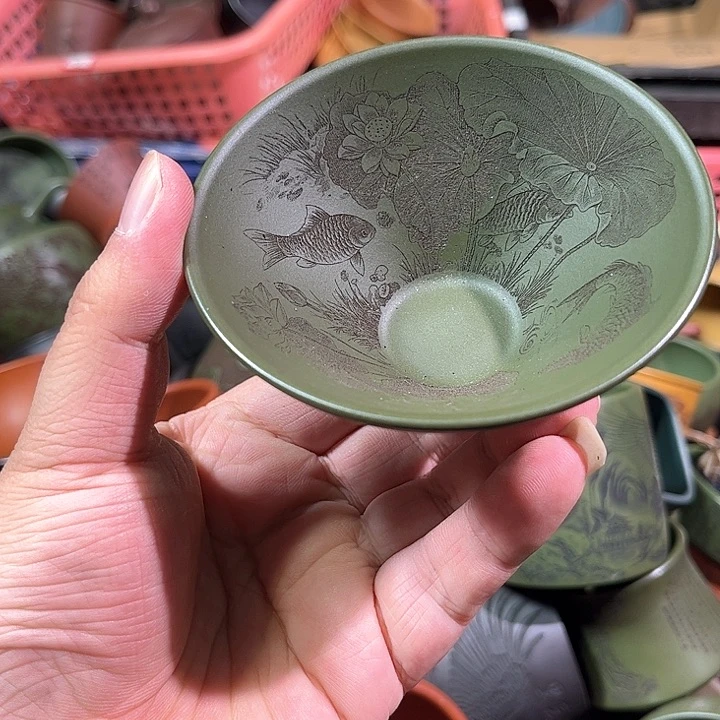 茶杯紫砂全手工紫砂主人杯