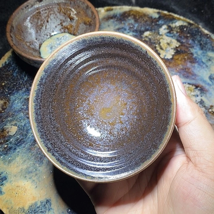 建盏柴烧手工制作