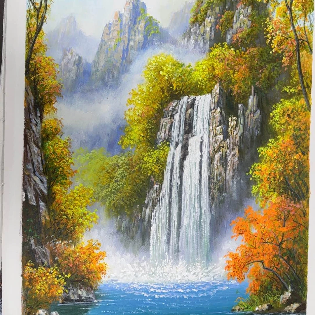 油画加油加油努力加油加油