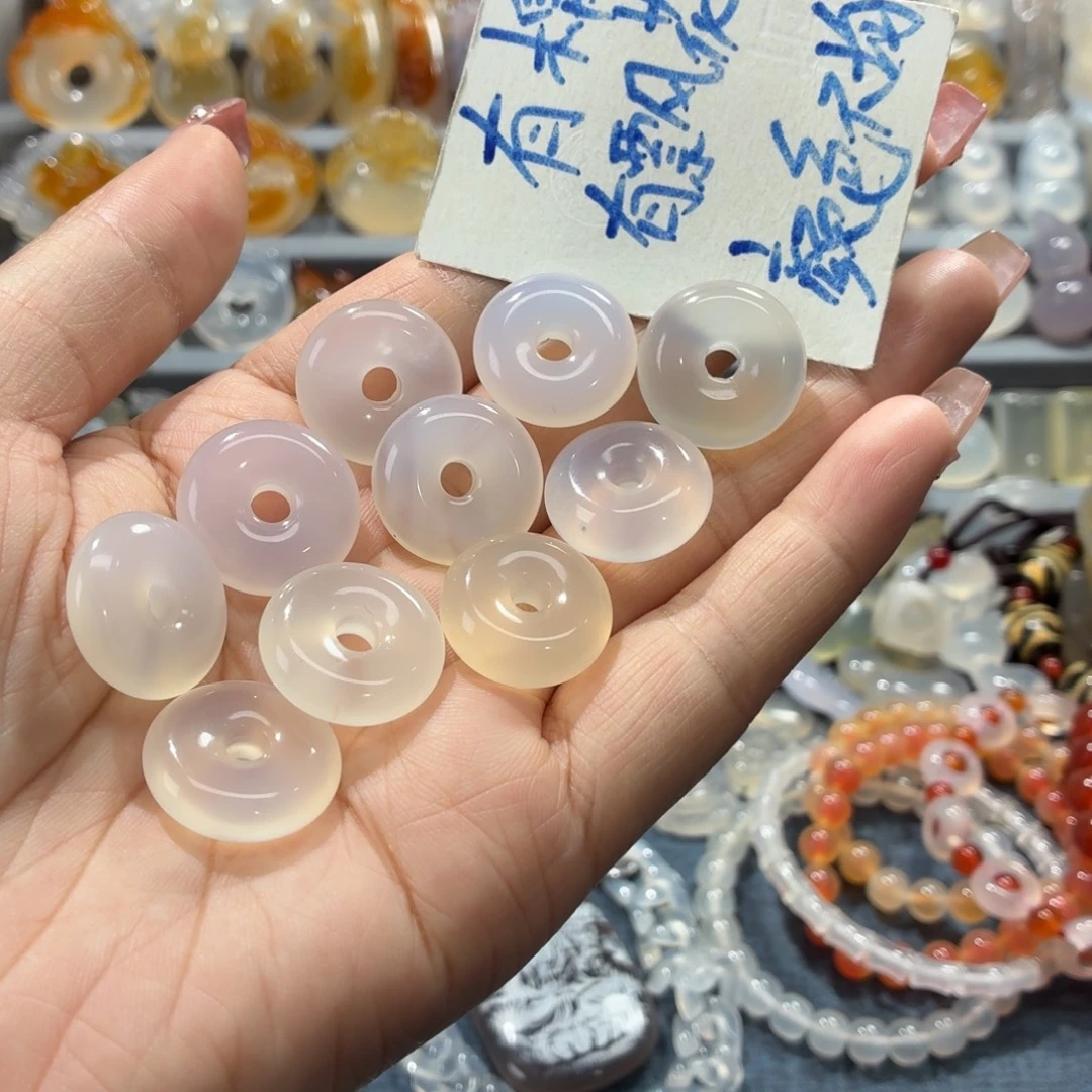 玛瑙/玉髓未镶嵌吊坠(不含链)