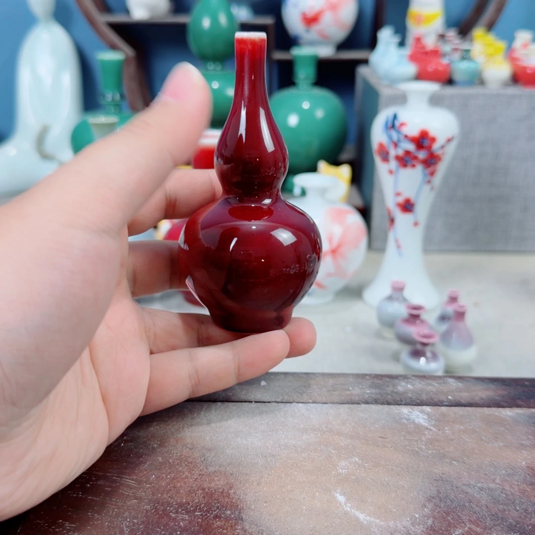 陶瓷手工小花器摆件