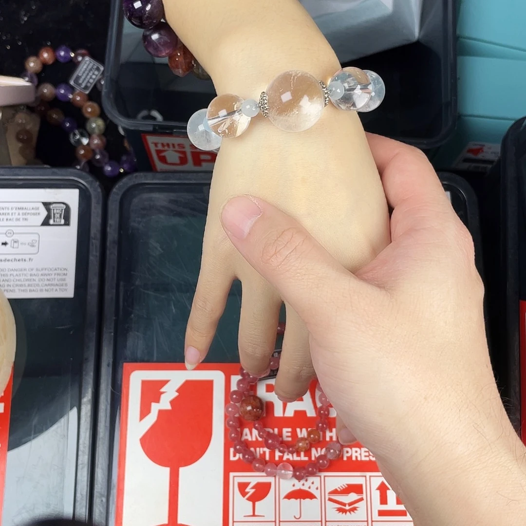 手链水晶银S925镶嵌