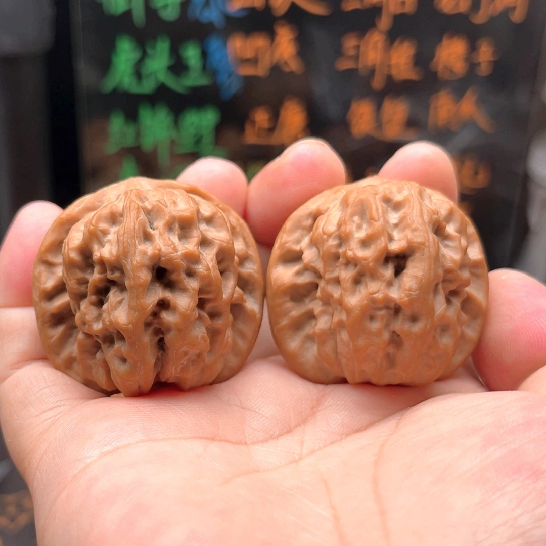 月***笑把件文玩核桃野狼