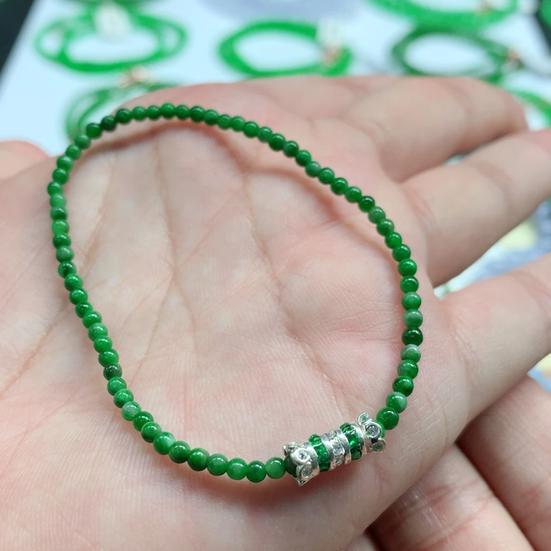 未镶嵌手链翡翠翡翠