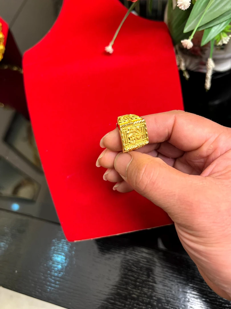 A408-任氏精密福字戒指