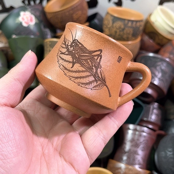 茶杯紫砂全手工紫砂主人杯