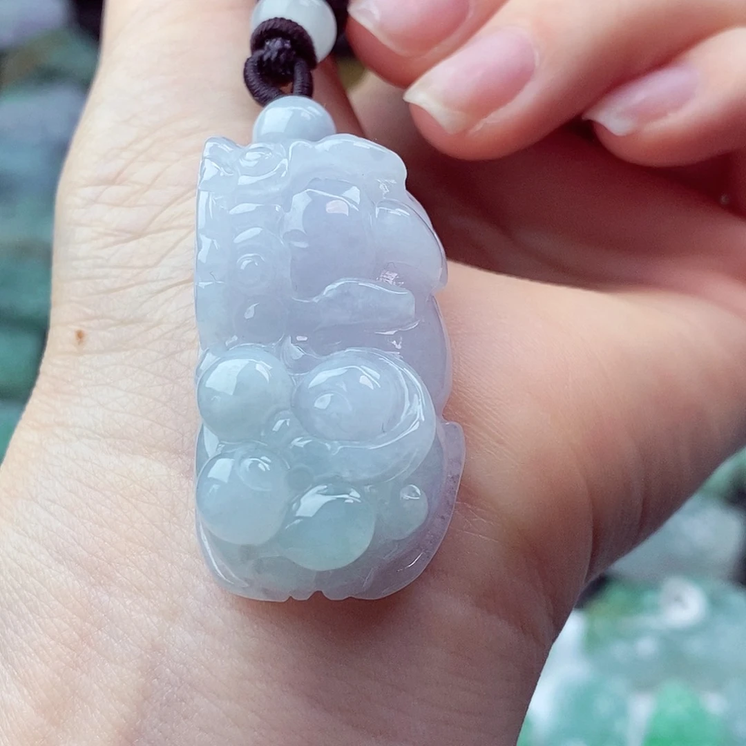 颈饰未镶嵌翡翠天然