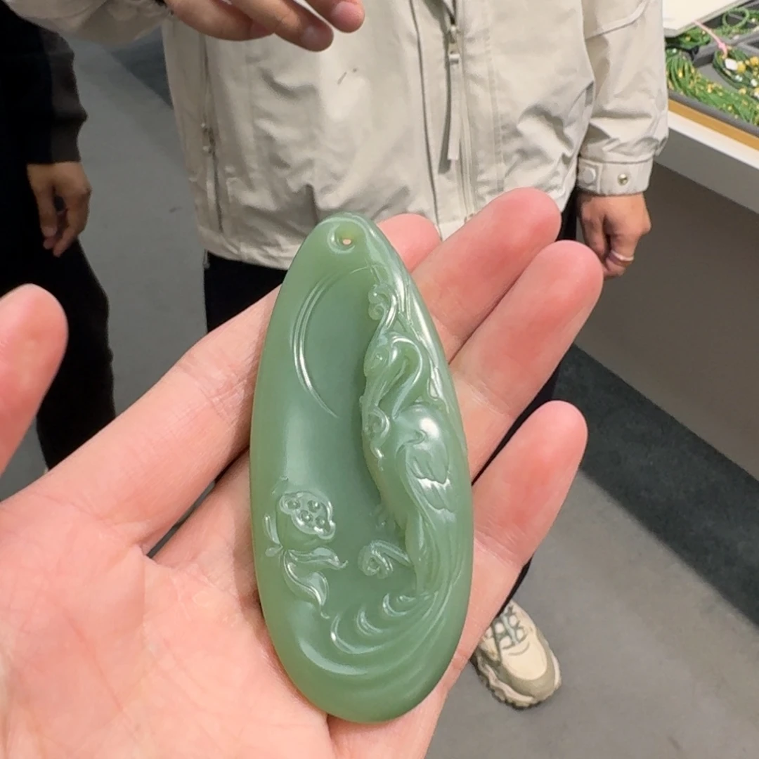 和田玉未镶嵌颈饰122刘洋代购商品不退