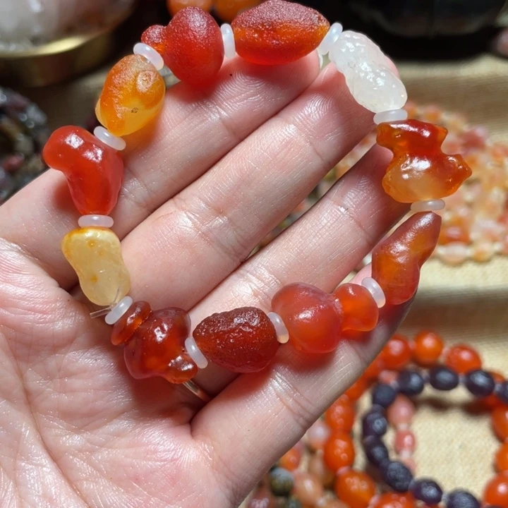 玛瑙/玉髓未镶嵌手链